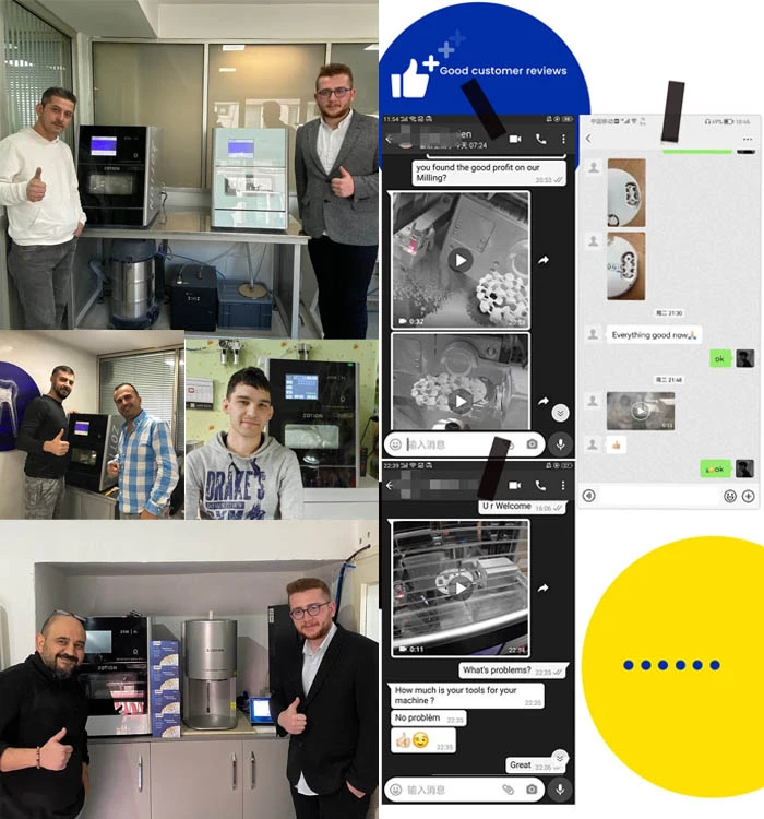 5 axis dental Milling Machine CAD CAM customer feedback 5 axis dental Milling Machine CAD CAM customer feedback