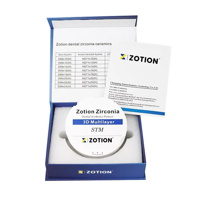 Zotion Anterior Multilayer Zirconia