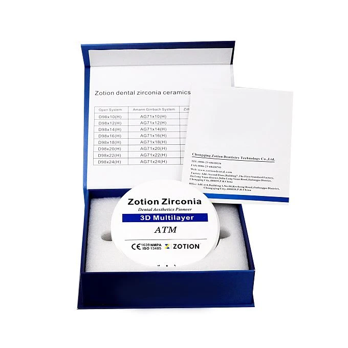 Zotion 4D Multilayer Dental Zirconia Block